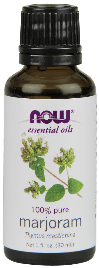 NOW Foods Essential Oil, Marjoram Oil - 30 ml. | High-Quality Carrier & Essential Oils | MySupplementShop.co.uk