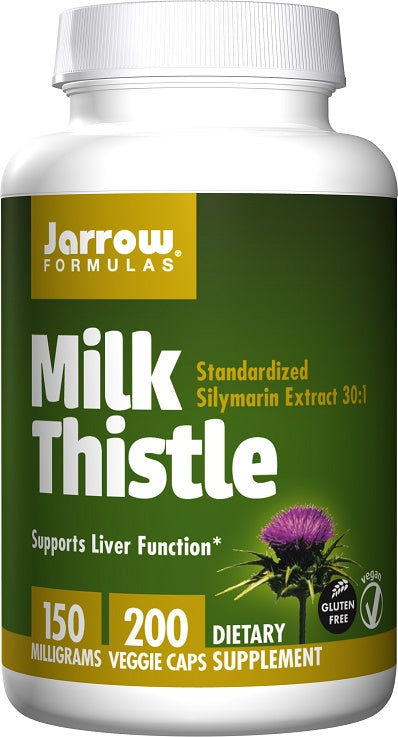 Jarrow Formulas Milk Thistle, 150mg - 200 vcaps - Health and Wellbeing at MySupplementShop by Jarrow Formulas