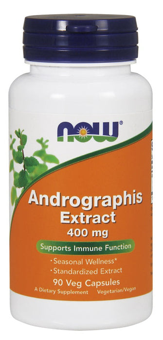 NOW Foods Andrographis Extract, 400mg - 90 vcaps - Health and Wellbeing at MySupplementShop by NOW Foods