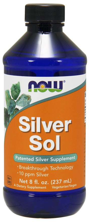 NOW Foods Silver Sol - 237 ml. | High-Quality Vitamins & Minerals | MySupplementShop.co.uk