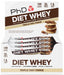 PhD Diet Whey Bar, Double Choc Brownie - 12 bars | High-Quality Protein Bars | MySupplementShop.co.uk