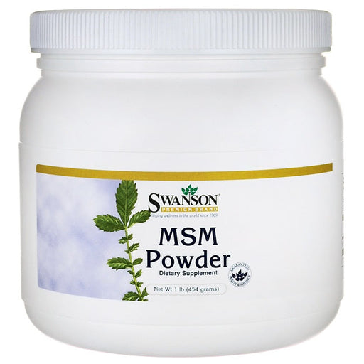 Swanson MSM Methylsulfonylmethane, Powder - 454g | High-Quality Joint Support | MySupplementShop.co.uk