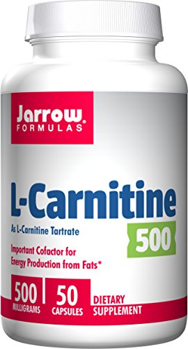 Jarrow Formulas L-Carnitine, 500mg - 50 caps | High-Quality Slimming and Weight Management | MySupplementShop.co.uk