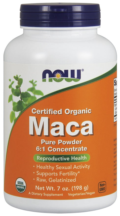 NOW Foods Maca 6:1 Concentrate, Pure Powder - 198g | High-Quality Sexual Health | MySupplementShop.co.uk