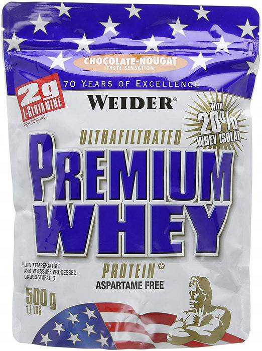 Weider Premium Whey, Chocolate Nougat - 500 grams - Default Title - Protein at MySupplementShop by Weider