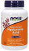 NOW Foods Hyaluronic Acid, 100mg Double Strength - 120 vcaps | High-Quality Hyaluronic Acid | MySupplementShop.co.uk