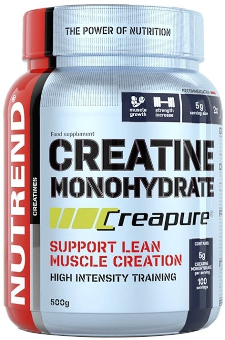 Nutrend Creatine Monohydrate Creapure - 500 grams | High-Quality Creatine Supplements | MySupplementShop.co.uk