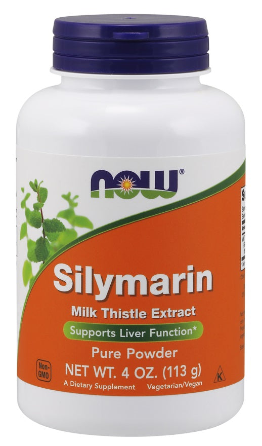 NOW Foods Silymarin Milk Thistle Extract, Pure Powder - 113g | High-Quality Health and Wellbeing | MySupplementShop.co.uk