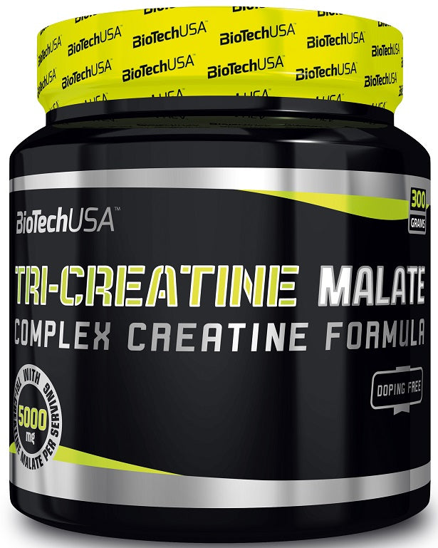 BioTechUSA Tri Creatine Malate - 300 grams | High-Quality Creatine Supplements | MySupplementShop.co.uk