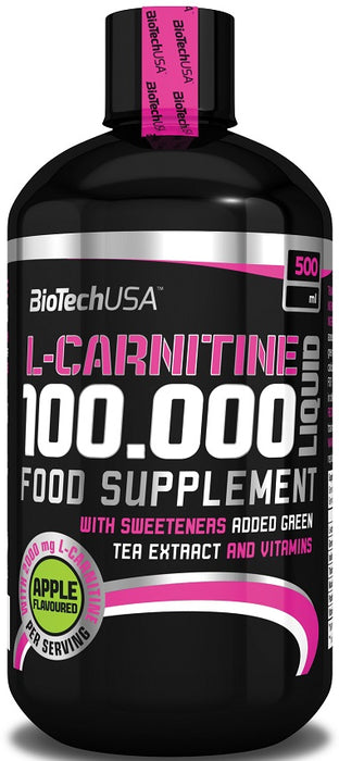 BioTechUSA L-Carnitine 100.000, Cherry - 500 ml. - Amino Acids and BCAAs at MySupplementShop by BioTechUSA