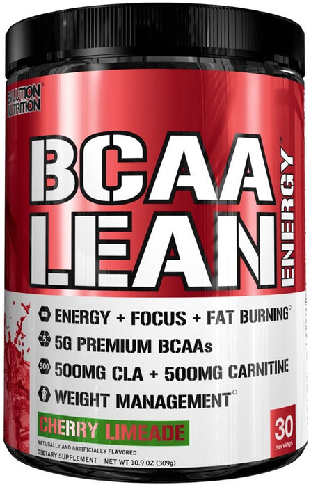 EVLution Nutrition BCAA Lean Energy, Fruit Punch - 321 grams - Default Title - Amino Acids and BCAAs at MySupplementShop by EVLution Nutrition