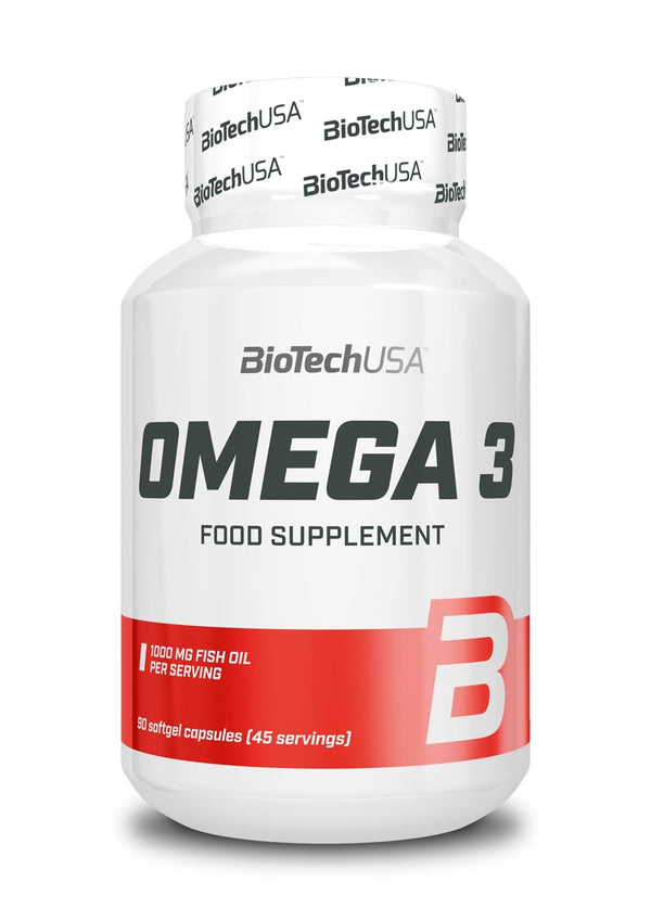 BioTechUSA Omega 3 - 90 caps | High-Quality Omega-3 | MySupplementShop.co.uk