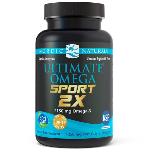 Nordic Naturals Ultimate Omega 2X Sport - 60 softgels | High-Quality Omega-3 | MySupplementShop.co.uk