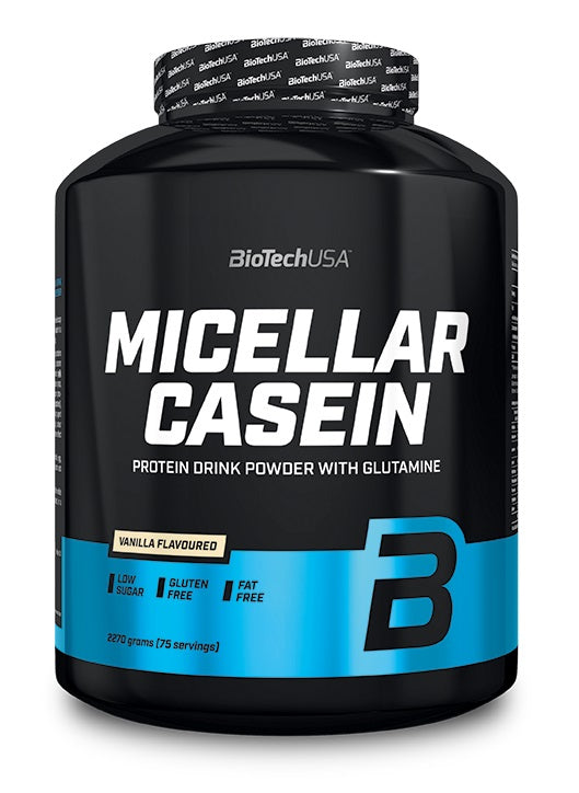 BioTechUSA Micellar Casein, Chocolate - 2270 grams | High-Quality Protein | MySupplementShop.co.uk