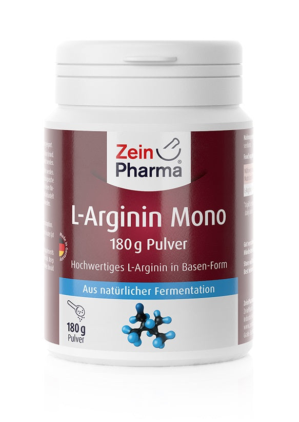 Zein Pharma L-Arginine Mono Powder - 180g | High-Quality Amino Acids and BCAAs | MySupplementShop.co.uk