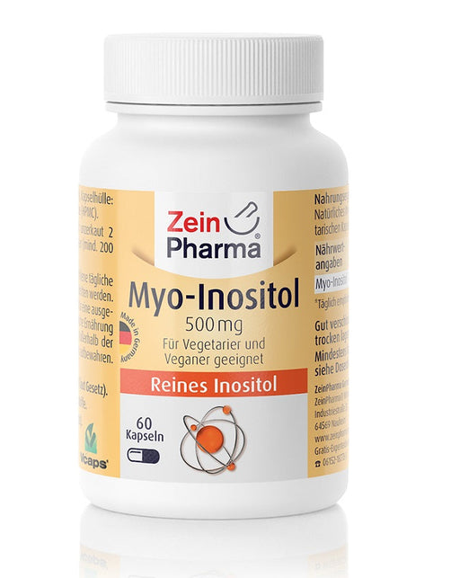 Zein Pharma Myo-Inositol, 500mg - 60 caps | High-Quality Health and Wellbeing | MySupplementShop.co.uk