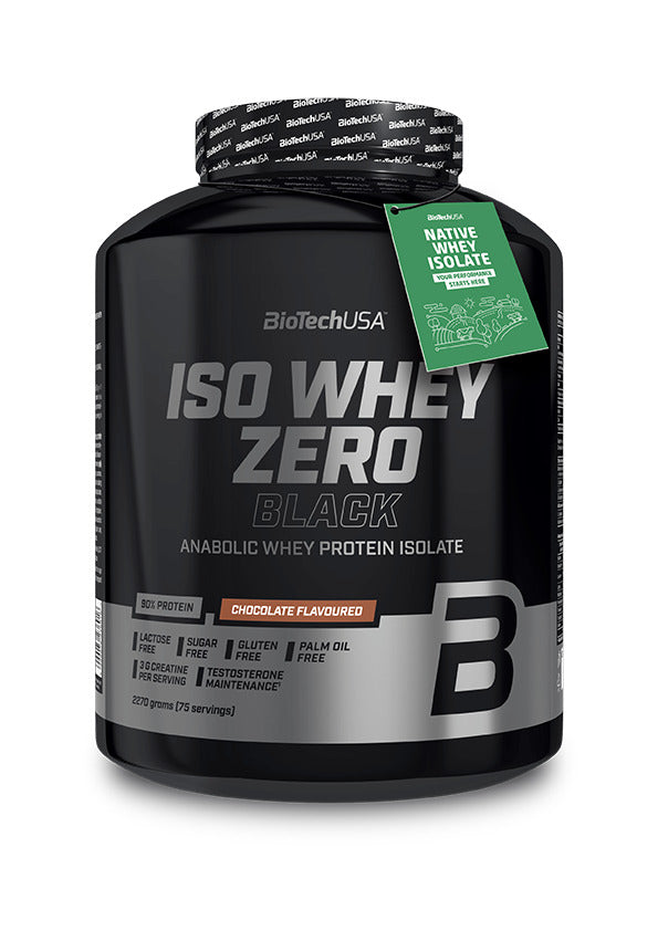 BioTechUSA Iso Whey Zero Black, Chocolate (EAN 5999076236916) - 2270 grams | High-Quality Protein | MySupplementShop.co.uk