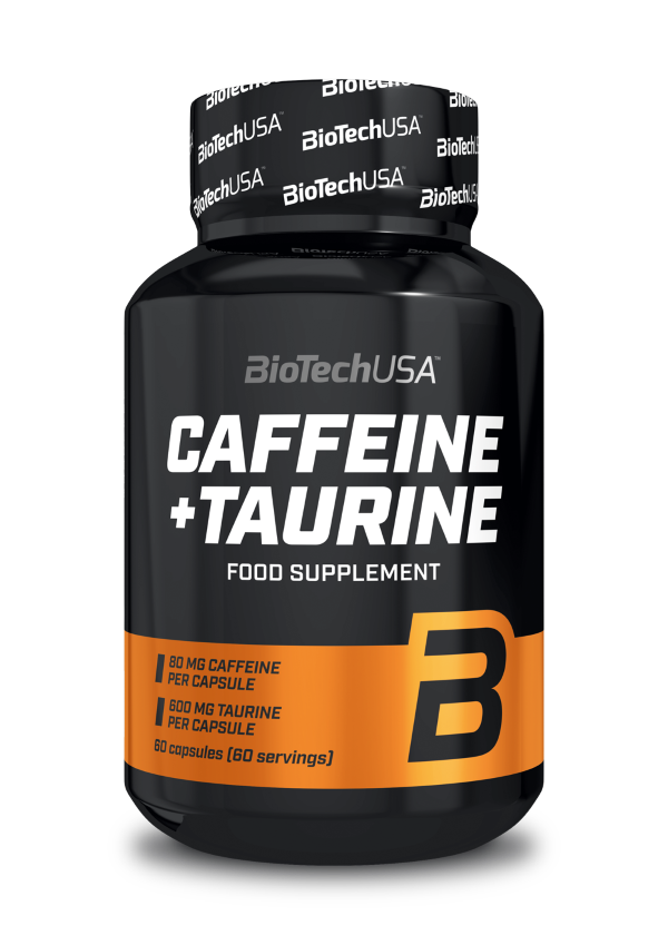 BioTechUSA Caffeine & Taurine - 60 caps | High-Quality Slimming and Weight Management | MySupplementShop.co.uk