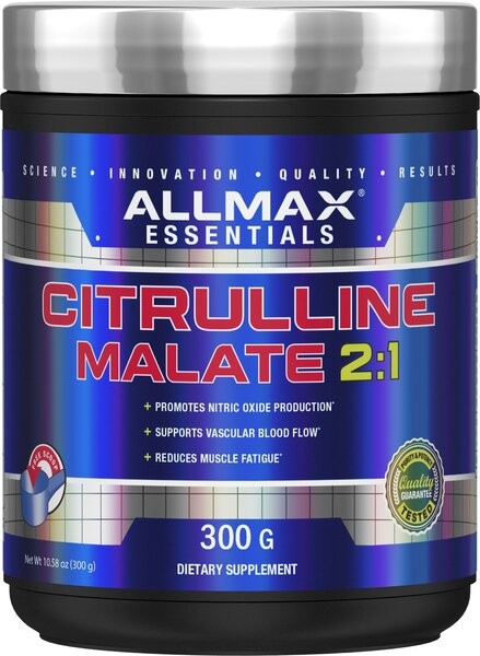 AllMax Nutrition Citrulline Malate 2:1 - 300 grams | High-Quality Nitric Oxide Boosters | MySupplementShop.co.uk