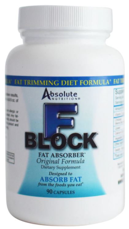 Absolute Nutrition FBlock - 90 caps | High-Quality Slimming and Weight Management | MySupplementShop.co.uk