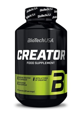 BioTechUSA Creator - 120 caps | High-Quality Creatine Supplements | MySupplementShop.co.uk