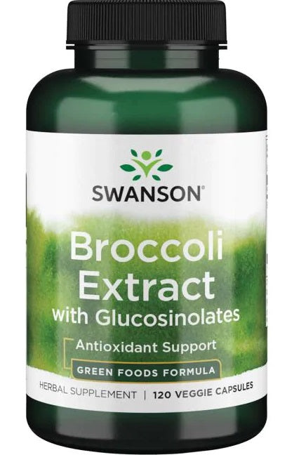 Swanson Broccoli Extract with Glucosinolates - 120 vcaps - Health and Wellbeing at MySupplementShop by Swanson