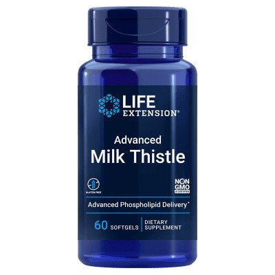 Life Extension Advanced Milk Thistle - 60 softgels | High-Quality Health and Wellbeing | MySupplementShop.co.uk