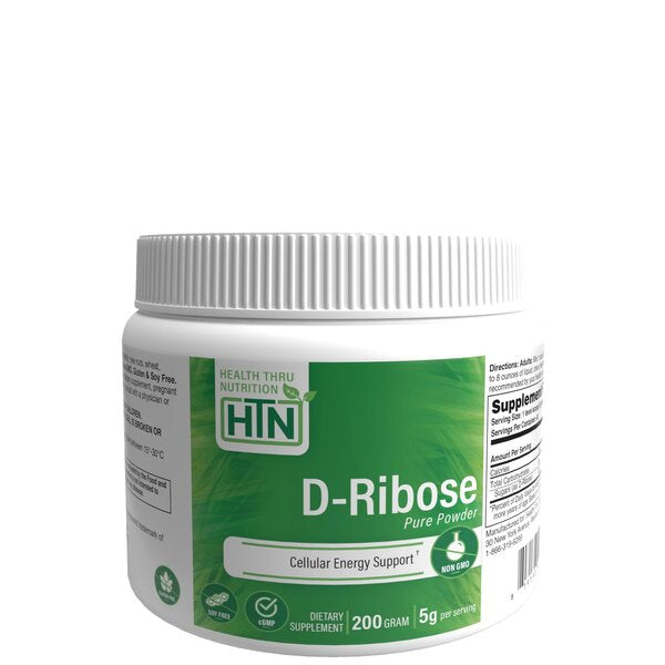 Health Thru Nutrition D-Ribose Pure Powder - 200g | High-Quality Minerals | MySupplementShop.co.uk