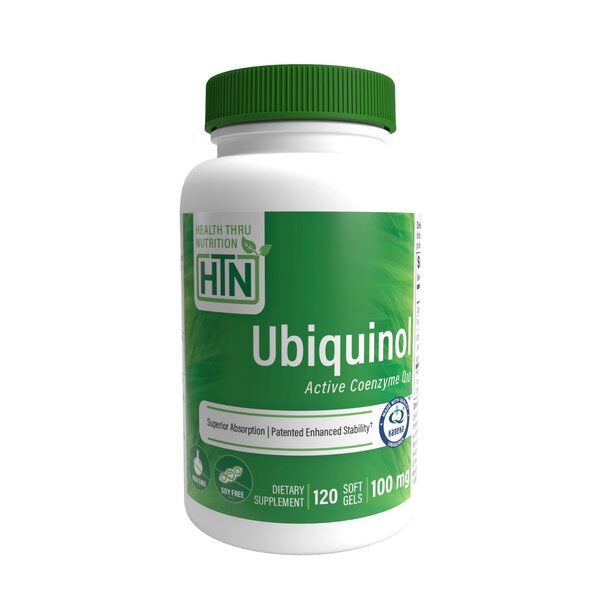 Health Thru Nutrition Ubiquinol, 100mg - 120 softgels | High-Quality Sports Supplements | MySupplementShop.co.uk