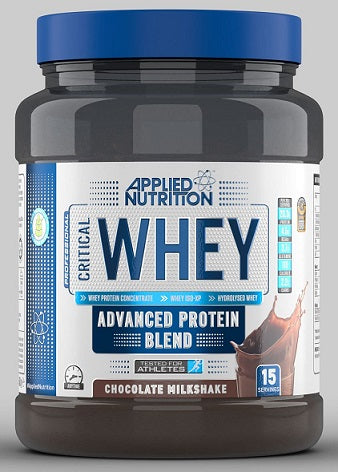 Applied Nutrition Critical Whey, Chocolate Milkshake - 450 grams | High-Quality Protein | MySupplementShop.co.uk