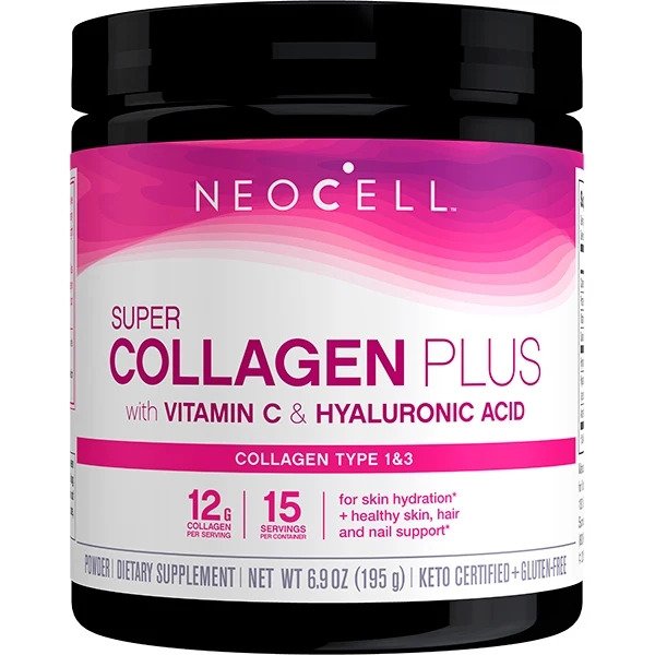 NeoCell Super Collagen Plus with Vitamin C & Hyaluronic Acid - 195g | High-Quality Health and Wellbeing | MySupplementShop.co.uk