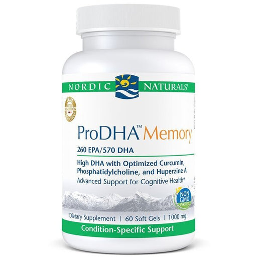 Nordic Naturals ProDHA Memory - 60 softgels | High-Quality Health and Wellbeing | MySupplementShop.co.uk