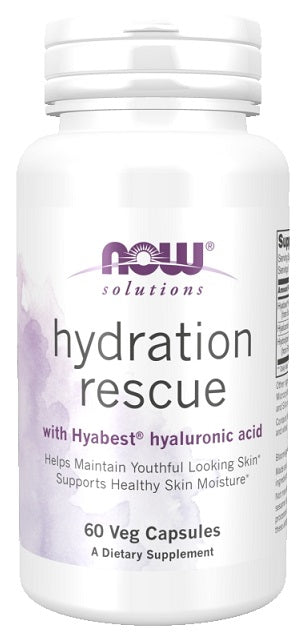 NOW Foods Hydration Rescue - 60 vcaps | High-Quality Sports Supplements | MySupplementShop.co.uk