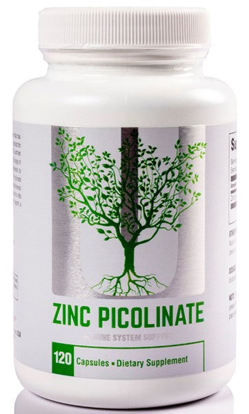 Universal Nutrition Zinc Picolinate - 120 caps | High-Quality Health and Wellbeing | MySupplementShop.co.uk