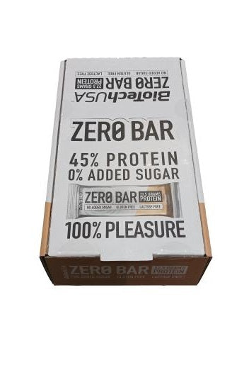 BioTechUSA Zero Bar, Cappuccino - 20 x 50g - Health Foods at MySupplementShop by BioTechUSA