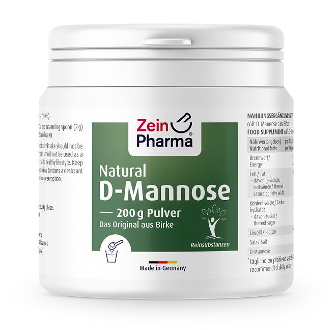 Zein Pharma Natural D-Mannose Powder - 200g | High-Quality Health and Wellbeing | MySupplementShop.co.uk