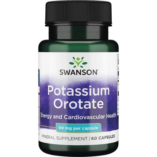 Swanson Potassium Orotate, 99mg - 60 caps - Vitamins & Minerals at MySupplementShop by Swanson