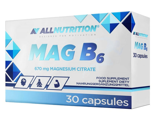 Allnutrition MAG B6, 670mg - 30 caps | High-Quality Combination Multivitamins & Minerals | MySupplementShop.co.uk