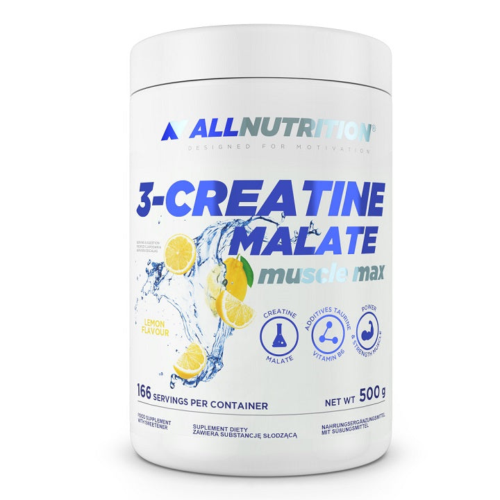 Allnutrition 3-Creatine Malate, Lemon - 500 grams | High-Quality Creatine Supplements | MySupplementShop.co.uk