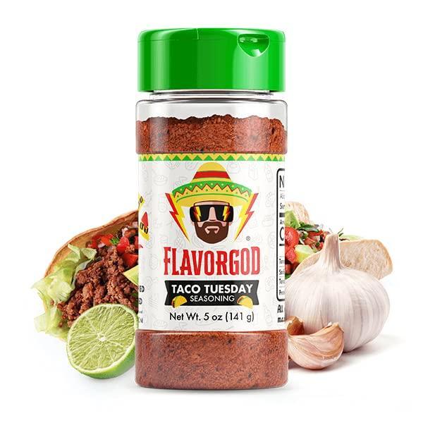 FlavorGod Taco Tuesday Seasoning - 141g | High-Quality Supplements | MySupplementShop.co.uk