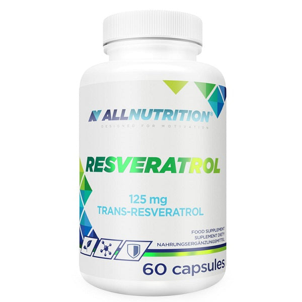 Allnutrition Resveratrol, 125mg - 60 caps - Health and Wellbeing at MySupplementShop by Allnutrition