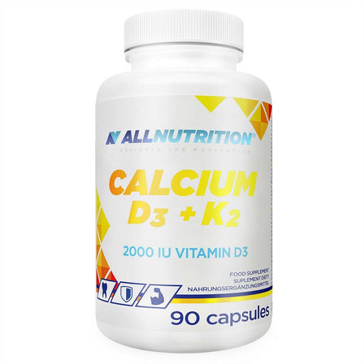 Allnutrition Calcium D3 + K2 - 90 caps | High-Quality Vitamins, Minerals & Supplements | MySupplementShop.co.uk