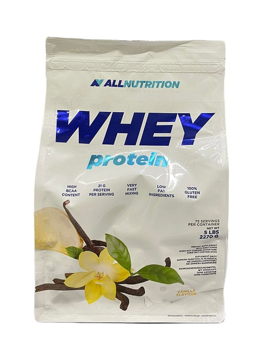 Allnutrition Whey Protein, Vanilla - 2270 grams | High-Quality Protein | MySupplementShop.co.uk