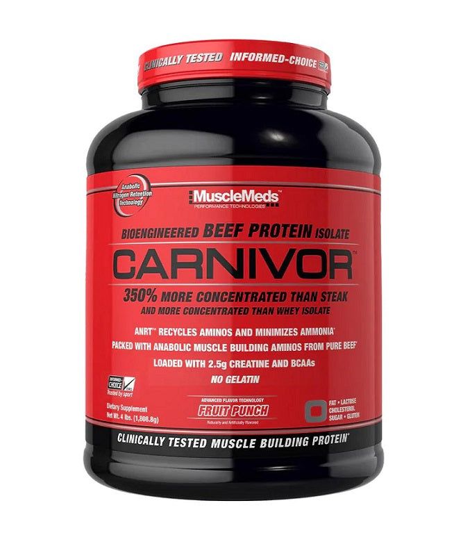 MuscleMeds Carnivor, Fruit Punch - 1808 grams | High-Quality Protein | MySupplementShop.co.uk