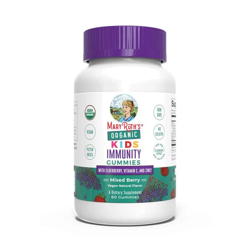 MaryRuth Organics Organic Kids Immunity Gummies, Mixed Berry - 60 gummies | High-Quality Sports Supplements | MySupplementShop.co.uk