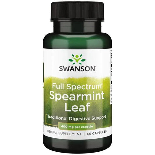 Swanson Full Spectrum Spearmint Leaf 400mg - 60 caps - Health and Wellbeing at MySupplementShop by Swanson