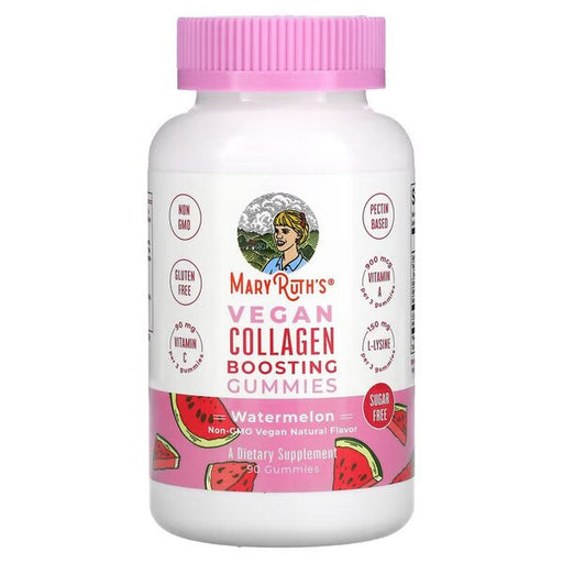 MaryRuth Organics Vegan Collagen Boosting Gummies, Watermelon - 90 gummies | High-Quality Sports Supplements | MySupplementShop.co.uk