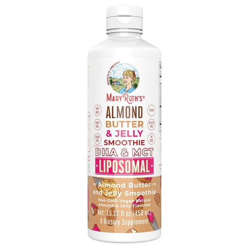 MaryRuth Organics Almond Butter & Jelly Smoothie DHA & MCT Liposomal - 450 ml. | High-Quality Sports Supplements | MySupplementShop.co.uk