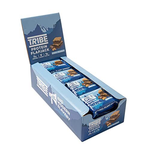 Tribe Protein Flapjack, Choc Peanut - 12 x 50g | High-Quality Protein Bars | MySupplementShop.co.uk