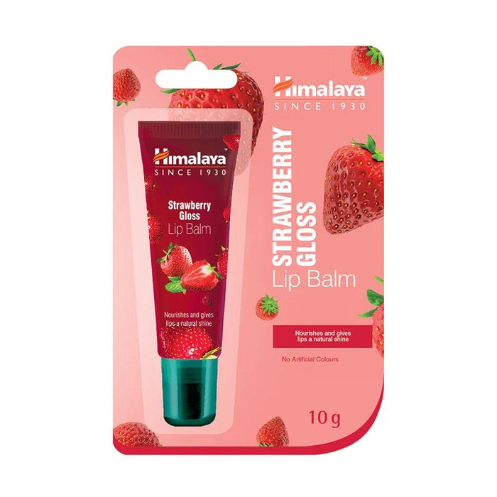 Himalaya Strawberry Gloss Lip Balm - 10g - Default Title - Lip Care at MySupplementShop by Himalaya